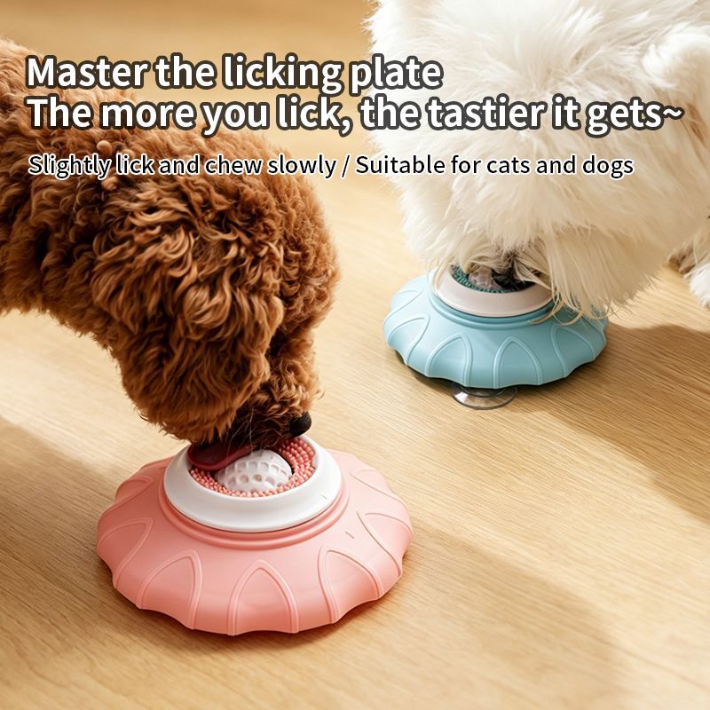 Slow Feeder Bowl for Pets, Non-Slip Puzzle Feeder for Cats and Dogs - Blue - Image 3