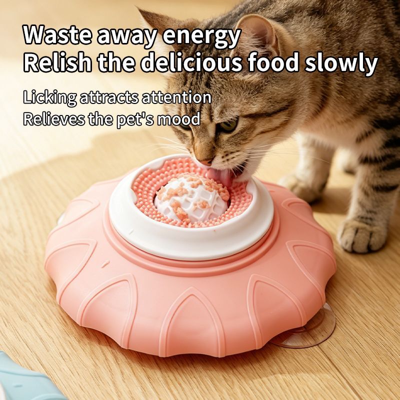 Slow Feeder Bowl for Pets, Non-Slip Puzzle Feeder for Cats and Dogs - Blue - Image 11