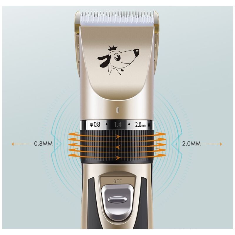 Professional Dog Clippers for Long Thick Hair Rechargeable Electric Clipper Set for Dogs and Cats - Image 2