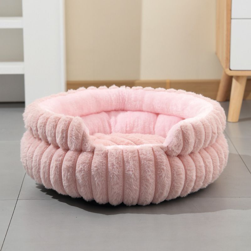 Notch Version Round Bed - Coffee, Size S: 40×40×15cm - Image 5