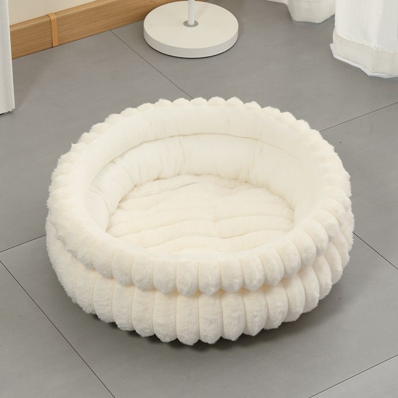 Notch Version Round Bed - Grey, Size S: 40×40×15cm - Image 9