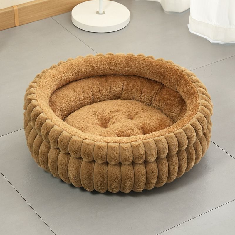 Notch Version Round Bed - Pink, Size M: 50×50×15cm - Image 2